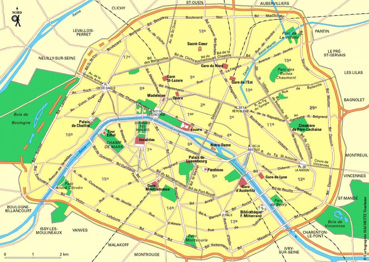 Карта на париз станици