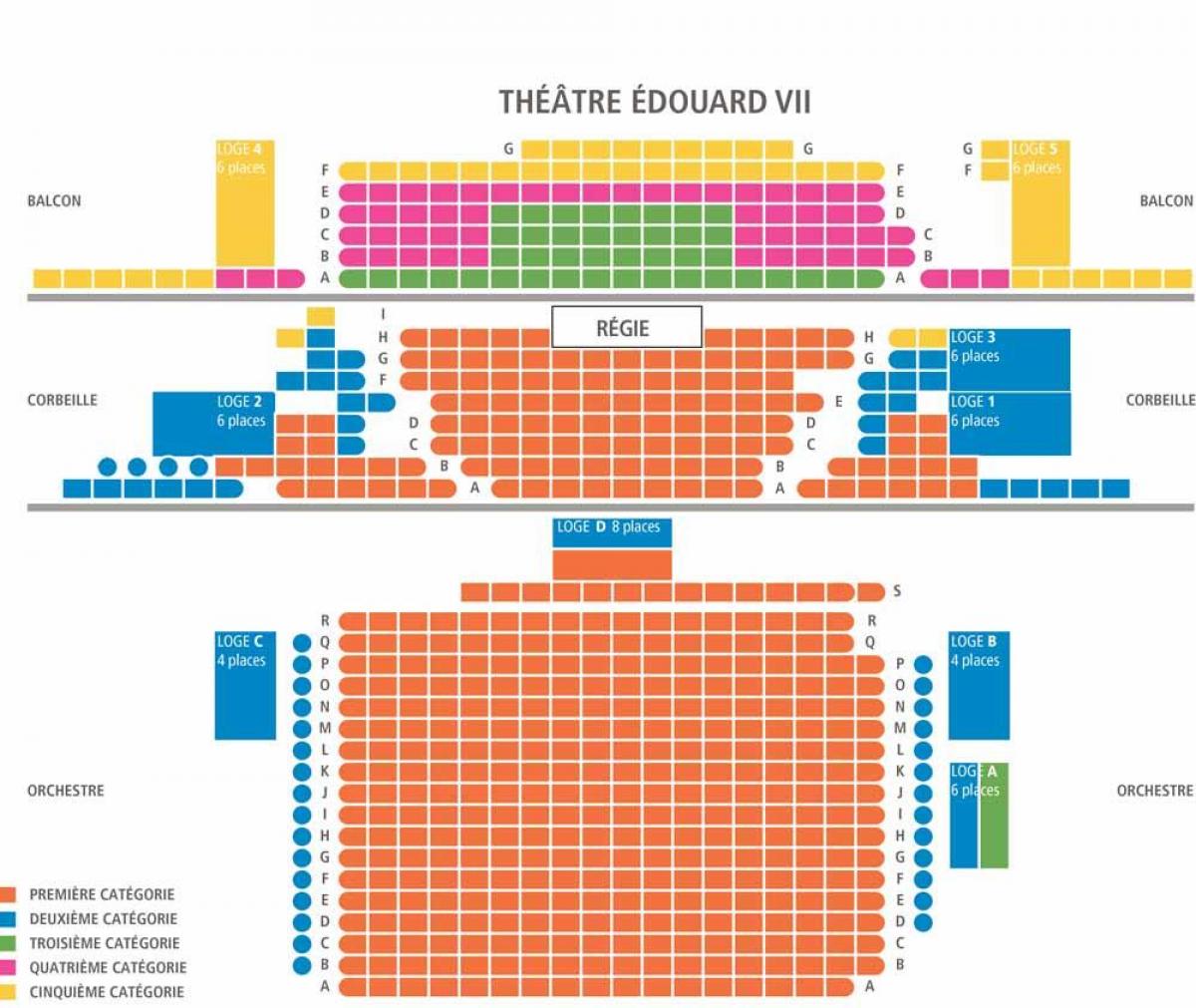 Мапа на Театарот Edouard 7
