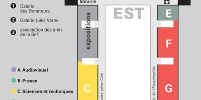 Карта на Bibliothèque nationale de France - кат 1