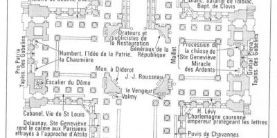 Карта на Panthéon Париз