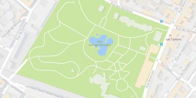 Карта на Parc Жорж-Brassens