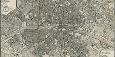 Карта на Париз 1800