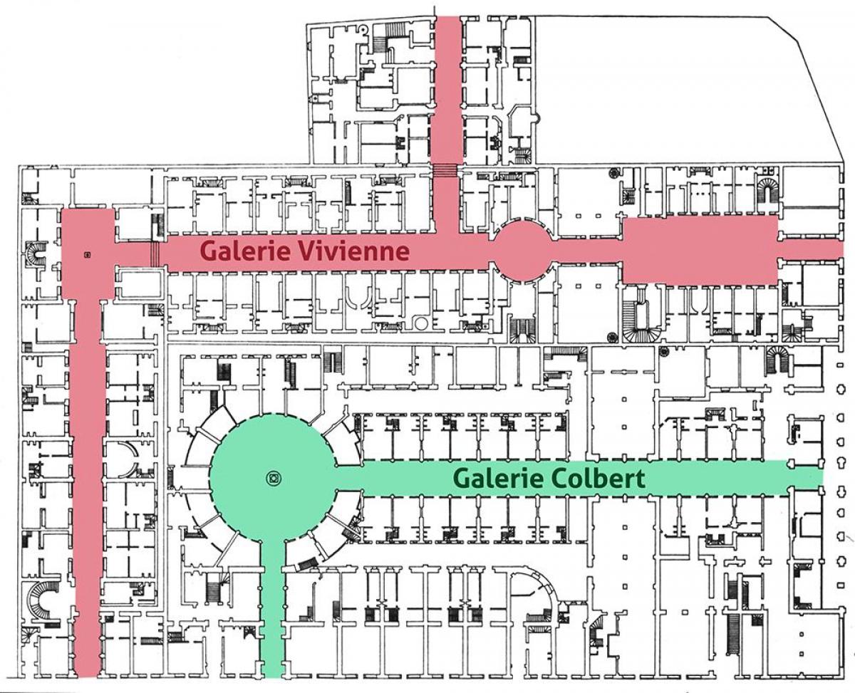 Карта на Galerie Vivienne