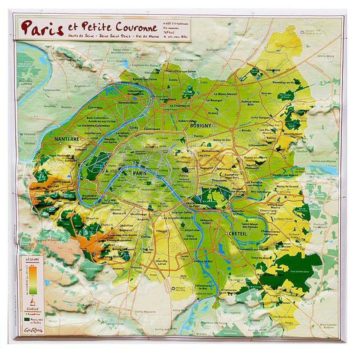 Карта на олеснување на Париз