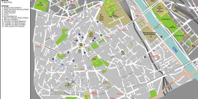 Карта на 13 arrondissement на Париз