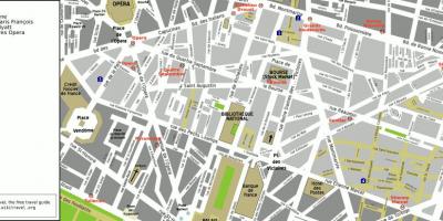 Мапа на 2 arrondissement на Париз