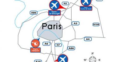 Карта на Парискиот аеродром