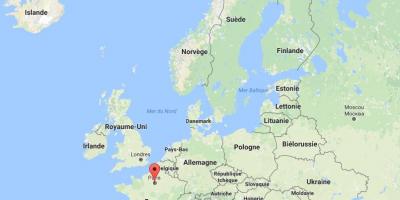 Карта на париз на Европа сајтот