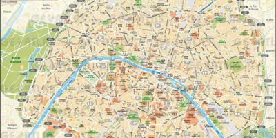 Карта на Улиците на Париз